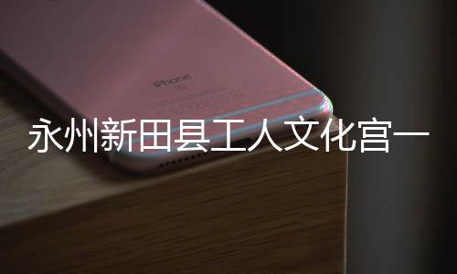 大厅投用新田县工永州一楼演艺人文化宫即将建成